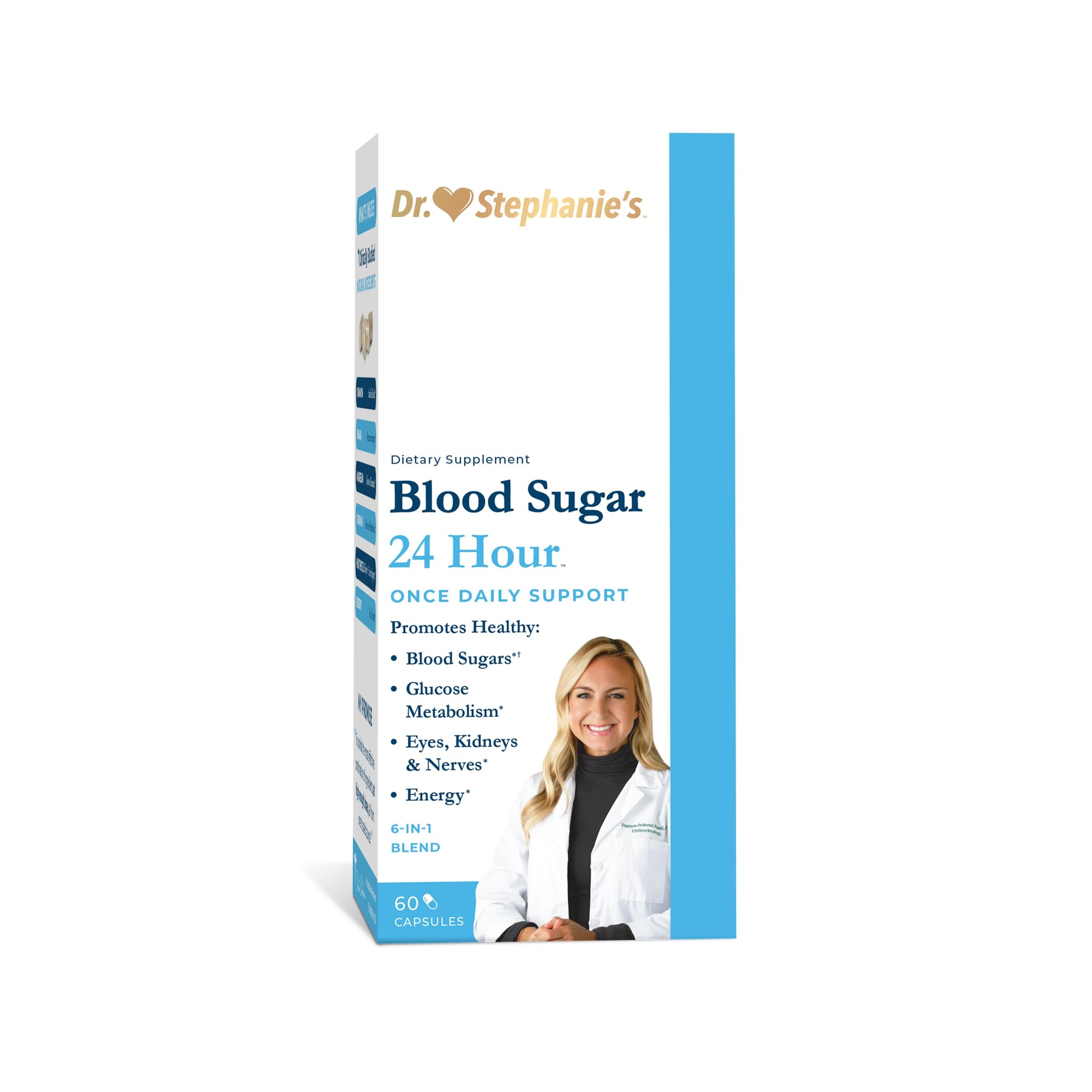 Pharmaganics Blood Sugar 24 Hour - 6 in 1 Formula with Cinnamon, Banaba, Chromium, Milk Thistle, & More - Once Daily Supplement Pharmaganics Au supplements