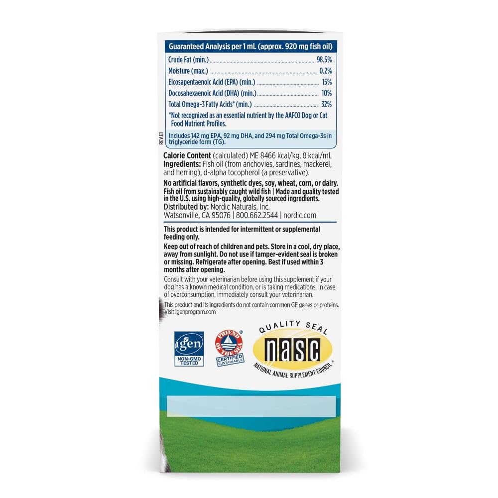 Nordic Naturals Omega-3 Pet Bundle - 2 oz Omega-3 Fish Oil for Small Dogs & Cats, 8 oz Pet Cod Liver Oil Promotes Heart, Skin, Coat, & Immune Health Nordic Naturals Au supplements