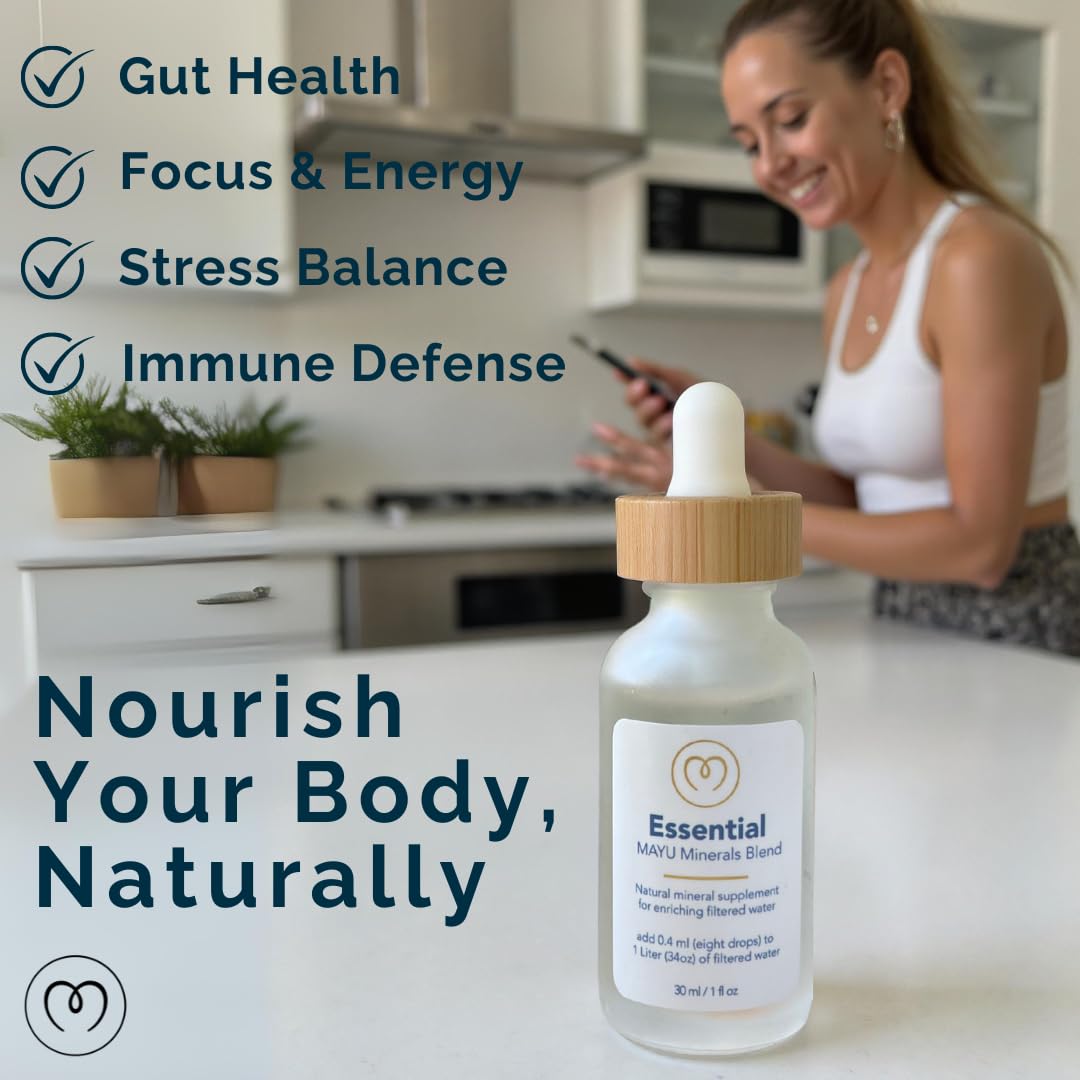 MAYU Trace Mineral Drops, 3 Bottles, Great-Tasting Hydration & Daily Energy, 80+ Full-Spectrum Trace Minerals, Third-Party Tested, Exceeds EU Standards, Magnesium, Potassium & Chloride, No Additives mayu Au supplements