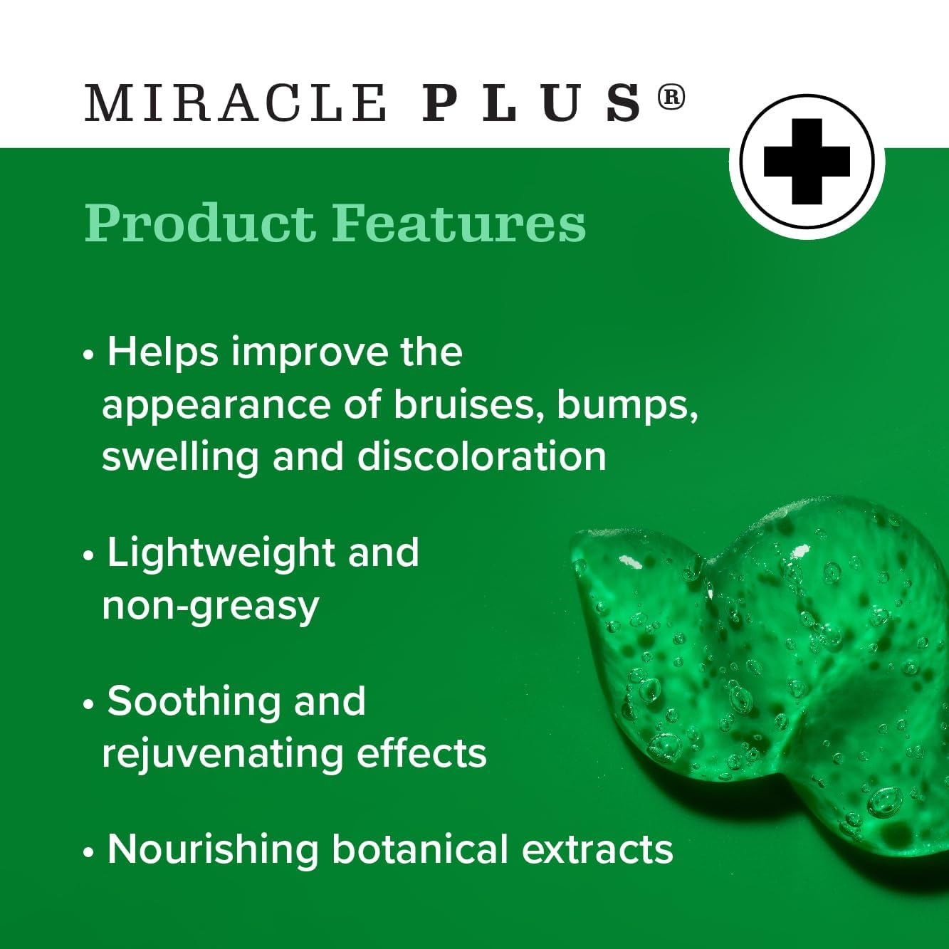 Miracle Plus Natural Arnica Bruise Gel For Body | Skin Care Arnica Montana Lotion Topical Gel | Extra Strength Vitamin K Cream Ointment, 4 Fl Oz Miracle Plus Au supplements