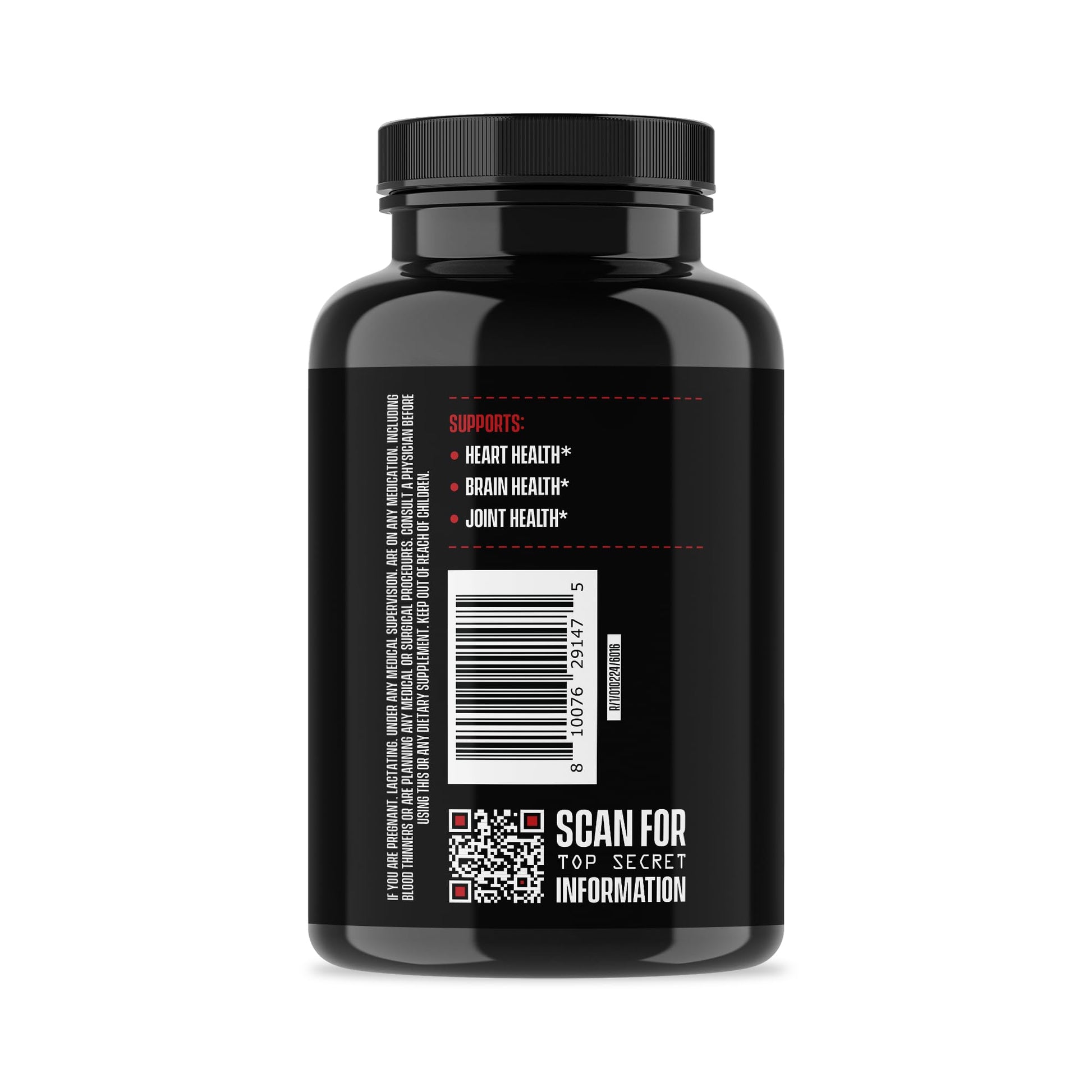 Jocko Fuel Omega 3 Fish Oil Supplement 2000mg - Burpless Fatty Acid Supplement, Wild Caught, Powerful Antioxidant with Astaxanthin (60 Capsules) Jocko Fuel Au supplements