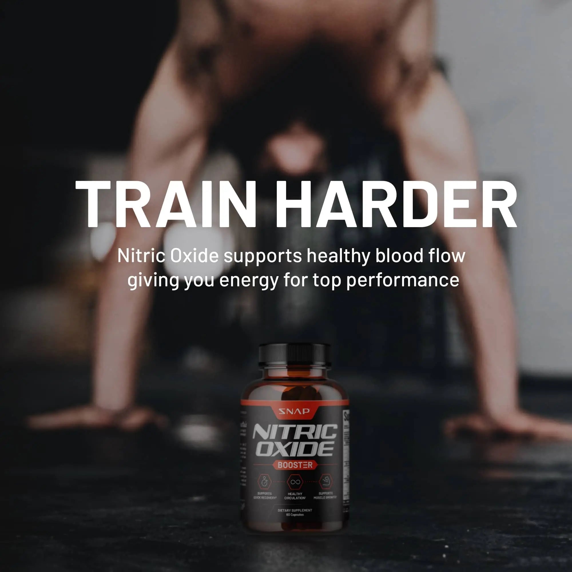 Snap Supplements Nitric Oxide Booster, Nitric Oxide Supplement for Blood Circulation Snap Supplements Au supplements