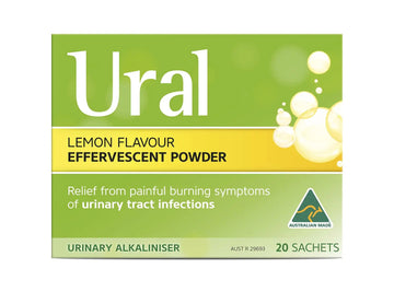 Ural Urinary Alkaliniser Effervescent Powder 28 Sachets Ural Au supplements