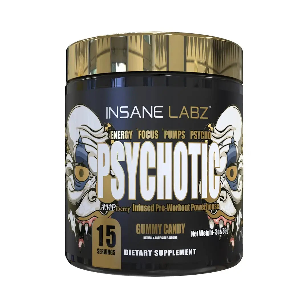 Insane Labz Psychotic Gold, High Stim Pre Workout Powder, Extreme Lasting Energy Insane Labz Au supplements