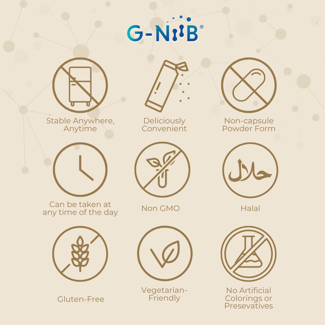 G-NiiB Immunity Elite (SIM01 Synbiotic Formula) - Potent Live probiotics and Added prebiotics to Support Immunity, Regularity, Sleep, Mood, and Skin - 5X More Effective in Reaching the Gut Alive G-NiiB Au supplements