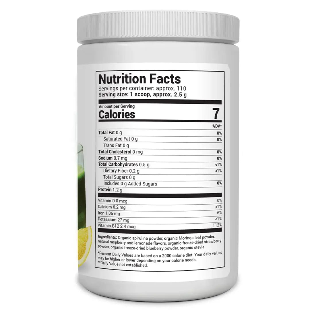 Dr. Berg's (Veggie Solution) Organic Super Greens Powder w/Spirulina - Raw Green Dr. Berg Nutritionals Au supplements