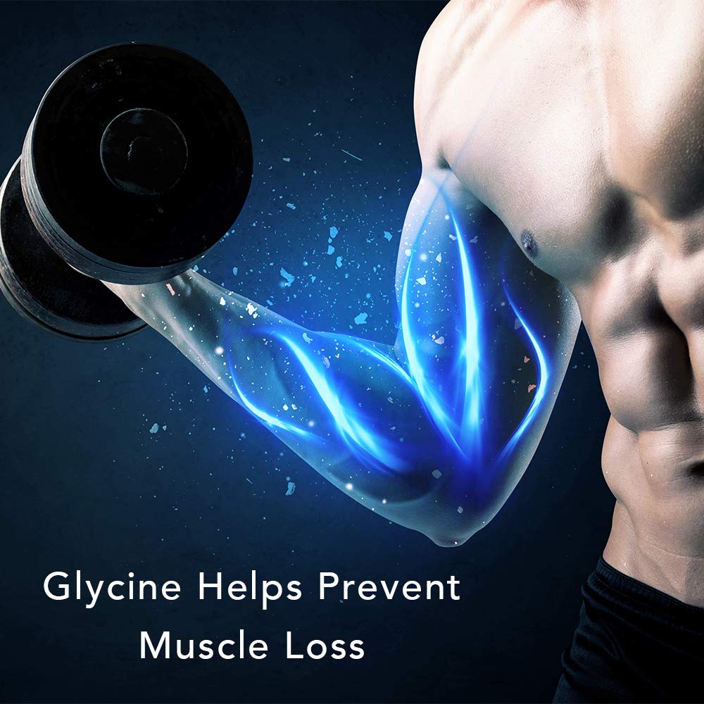 Glycine Powder (2 lbs) - Promotes Restful Sleep, Muscle Energy and Strength, Memory and Cognition Support (Resealable Bag) TradeKing Au supplements