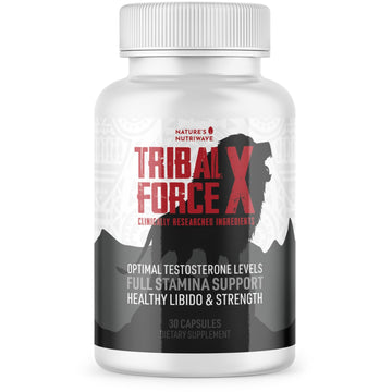 Nature’s NutriWave TribalForce X – Daily Botanical Supplement with Ginkgo Biloba, Bacopa, & Amino Acids – Non-GMO, Natural & Stimulant-Free Formula, Made in USA – 30 Capsules, 1 Month Supply Nature’s NutriWave Au supplements