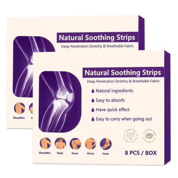Soothing Joint Patches – Natural Herbal Comfort Pads for Knees, Shoulders, Back & Neck, Stretchy Breathable Fabric, Joint & Muscle Soreness, Long Lasting Soothing Strips, 8 Pcs/Box (2PCS) Generic Au supplements