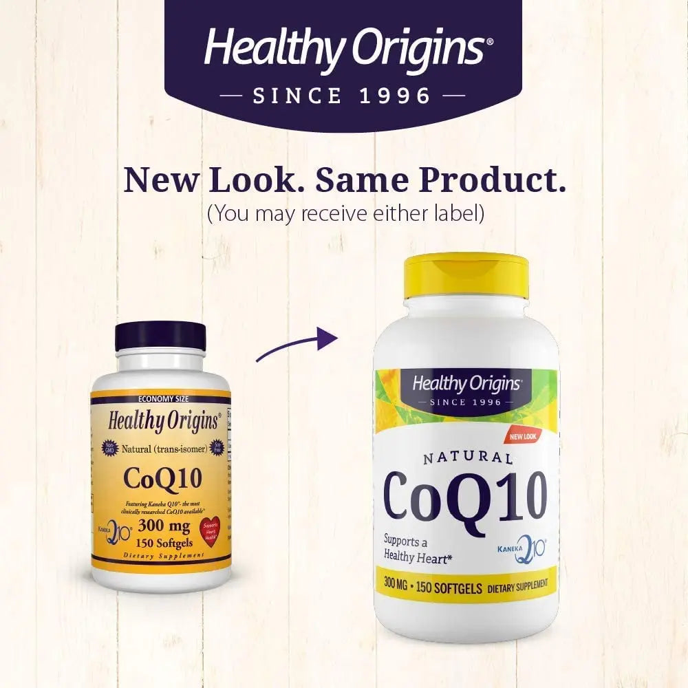 Healthy Origins CoQ10 (Kaneka Q10), 300 mg - Heart Health & Energy Supplement Healthy Origins Au supplements