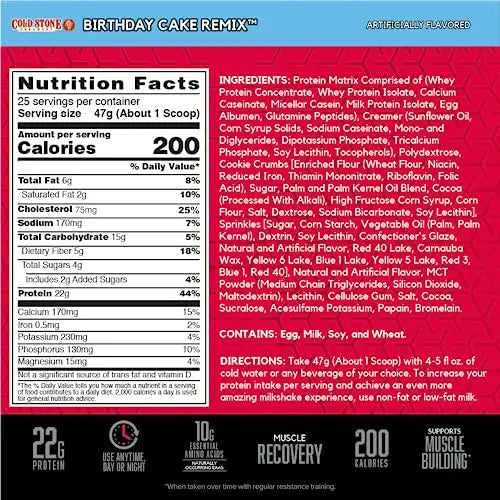 BSN Syntha-6 Whey Protein Powder, Cold Stone Creamery- Birthday Cake Remix Flavor BSN Au supplements