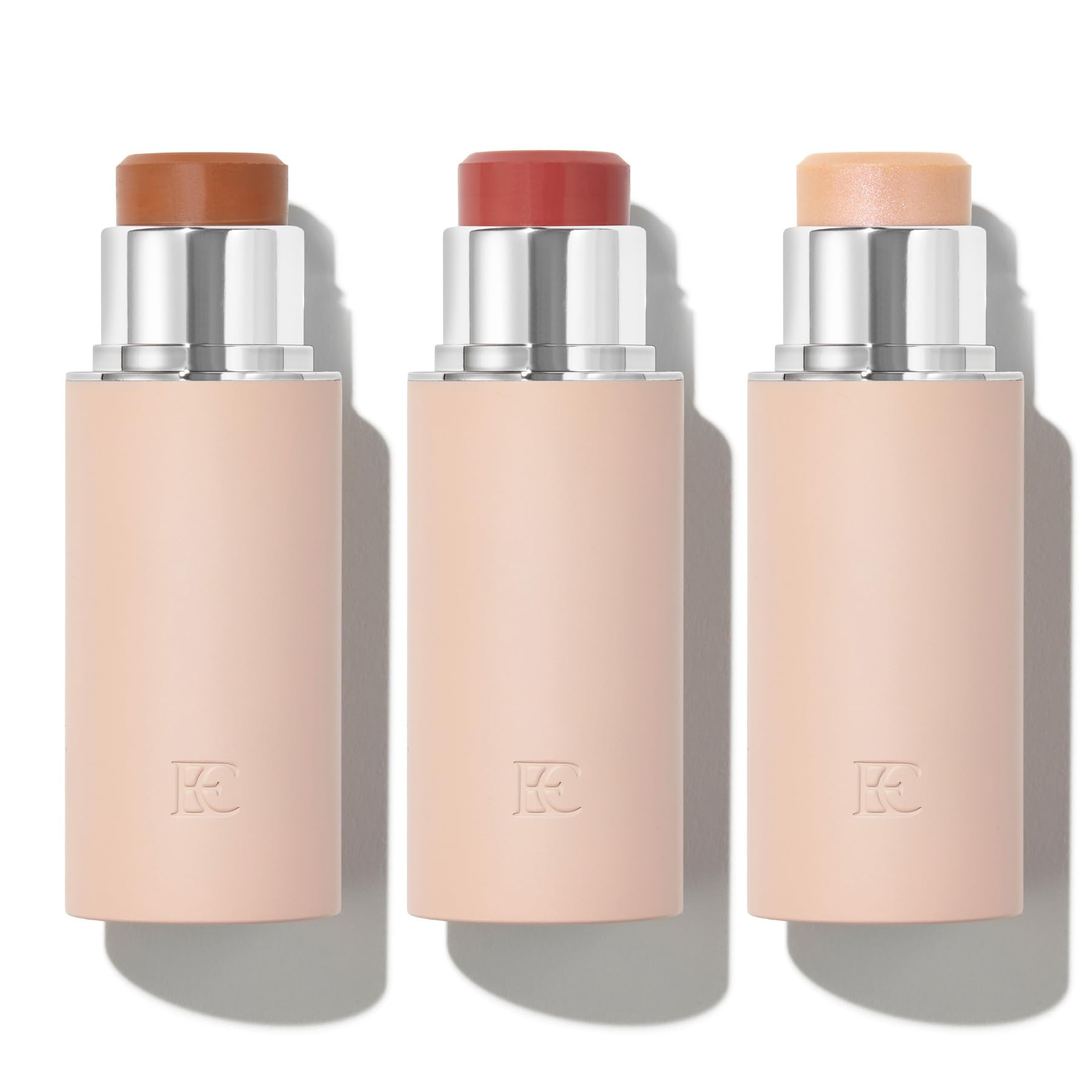 EarthsCure Glow Trio - 3 Piece Set: Bronzer, Blush, and Highlighter. Buildable Cream Sticks For a Luminous, Natural, and Youthful Look EarthsCure Au supplements
