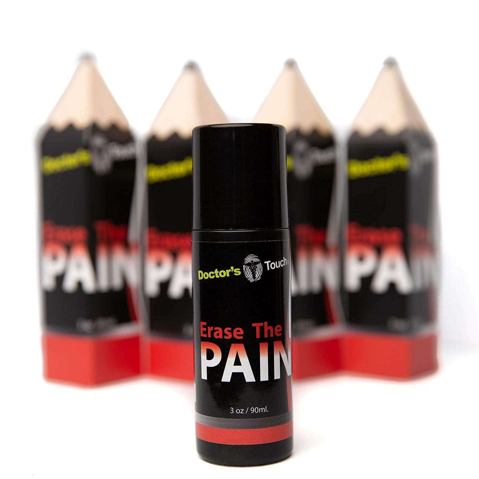 Doctor's Touch Erase The Pain Relief Roll On - Fast Acting Topical Pain Relief Roll On for Nerves, Joints, All Muscle Soreness and Discomfort - Roll on Muscle Pain Relief Doctor's Touch Au supplements