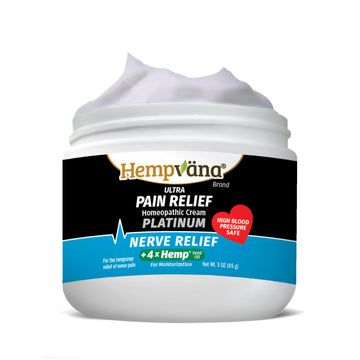 Hempvana Platinum Ultra-Strength Nerve Relief Cream w/100% Pure Hemp Seed Oil, AS-SEEN-ON-TV, Relieves Nerve Pain, Shooting Pain, Tingling, Muscle Cramps, Joint Pain, Tingling, Crawling Sensations Hempvana Au supplements