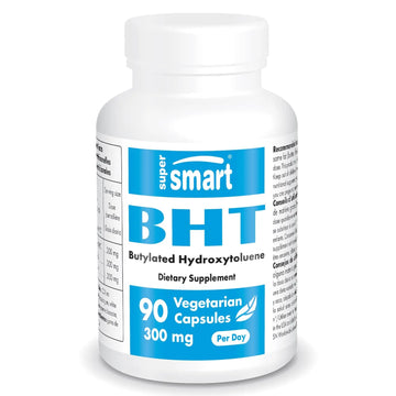 Supersmart - BHT 300 mg Per Day - Butylated Hydroxytoluene - Powerful Antioxidant Supersmart Au supplements