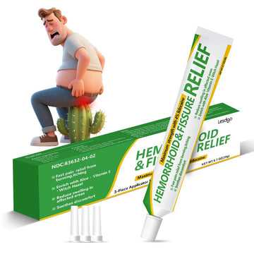 Lesdgo Hemorrhoidal Ointment(1 Pack),Hemorrhoid and Fissure Cream Witch Hazel Maximum Strength Pain Relief,for Itching and Swelling Lesdgo Au supplements