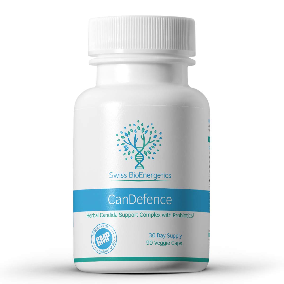 CanDefence - Candida Cleanse Ultimate Extra Strength All-in-ONE Formulation with Caprylic Acid, Probiotics and a synergistic Balance of 11 Different Botanicals - 90 Capsules swiss bioenergetics Au supplements