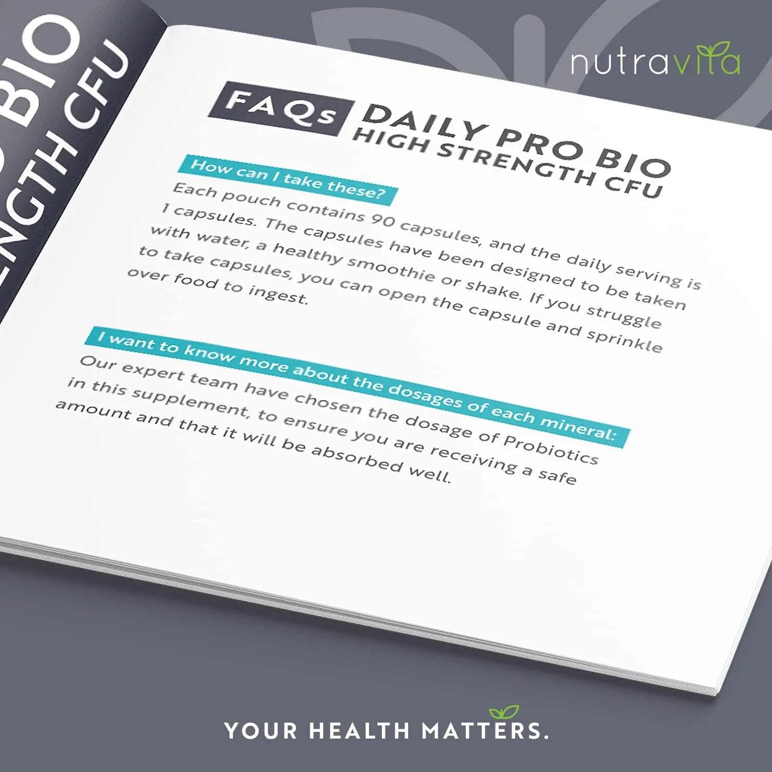 Probiotics for Gut Health - 90 Vegan Capsules (Not Tablets) for Bloating Relief Nutravita Au supplements