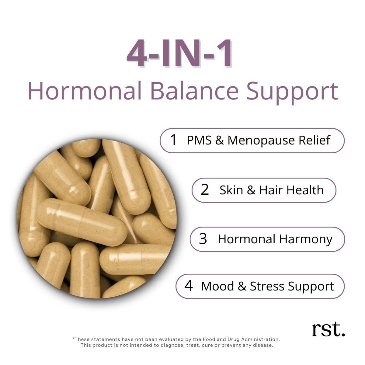 reset wellness Harmony+ | Vitex, DIM, Soy Isoflavones, Methylfolate & Selenium | Supports Women’s Hormonal Balance, Cycle Regulation & Mood Stability | 60 Capsules reset wellness Au supplements