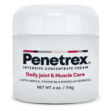 Penetrex Joint & Muscle Therapy - Soothing Comfort for Back, Neck, Hands, Feet - Premium Whole Body Rub with Arnica, Vitamin B6 MSM & Boswellia - Non-Greasy 4oz Cream Penetrex Au supplements