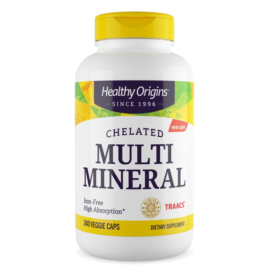 Healthy Origins Chelated Multi Mineral (Albion Minerals, Bioavailable, Non-GMO, Gluten Free), 240 Veggie Caps Healthy Origins Au supplements