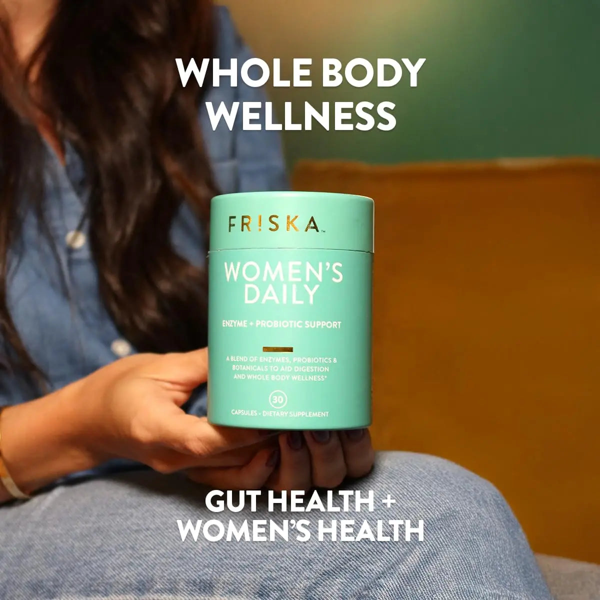 FRISKA Women’s Daily Digestive Enzyme and Probiotics Supplement, Advanced Natural Support for Female Digestive Health, Fights Bloating, Eases Digestion FR!SKA Au supplements