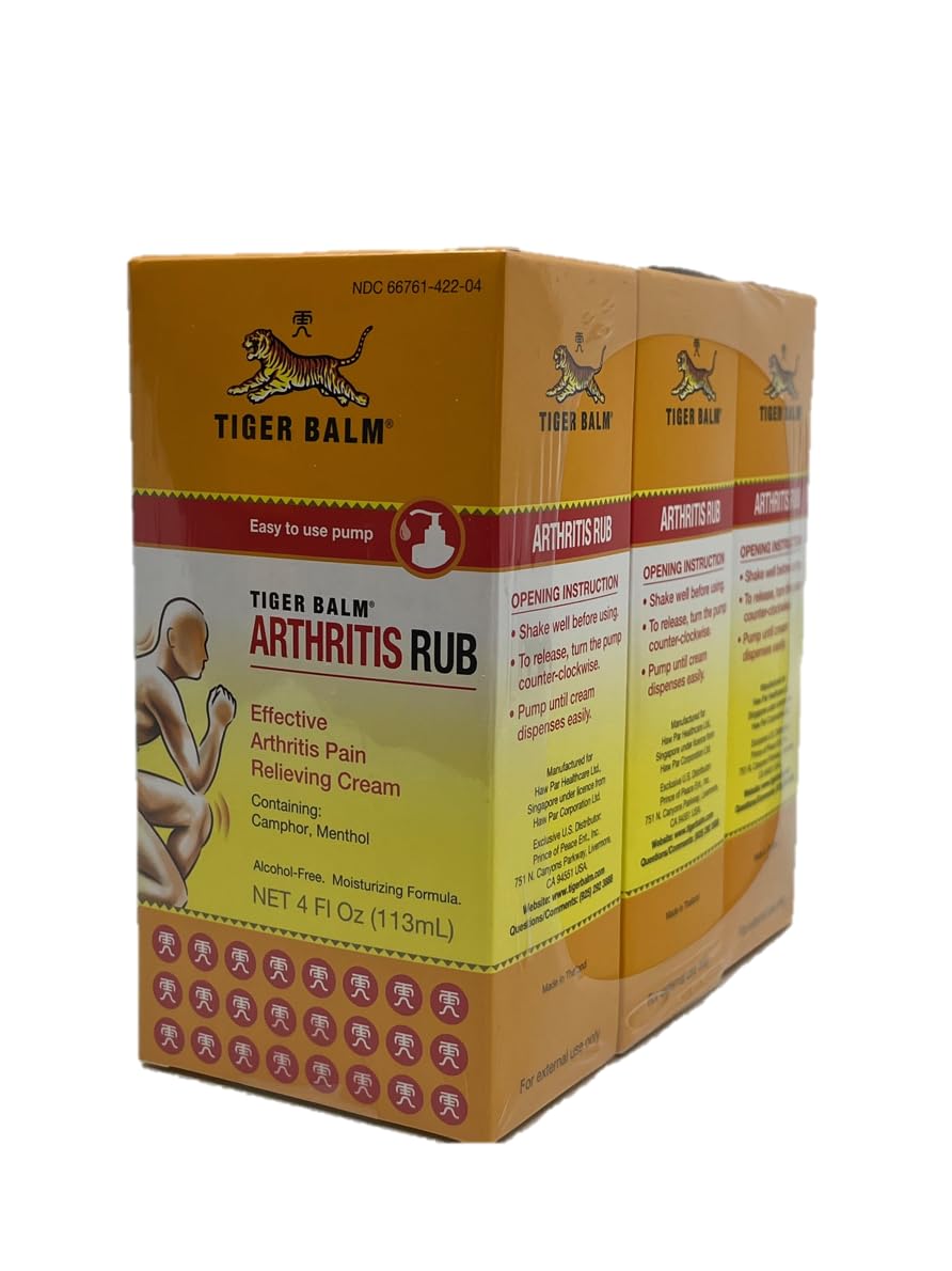 Tiger Balm Arthritis Rub 3-Pack Tiger Balm Au supplements