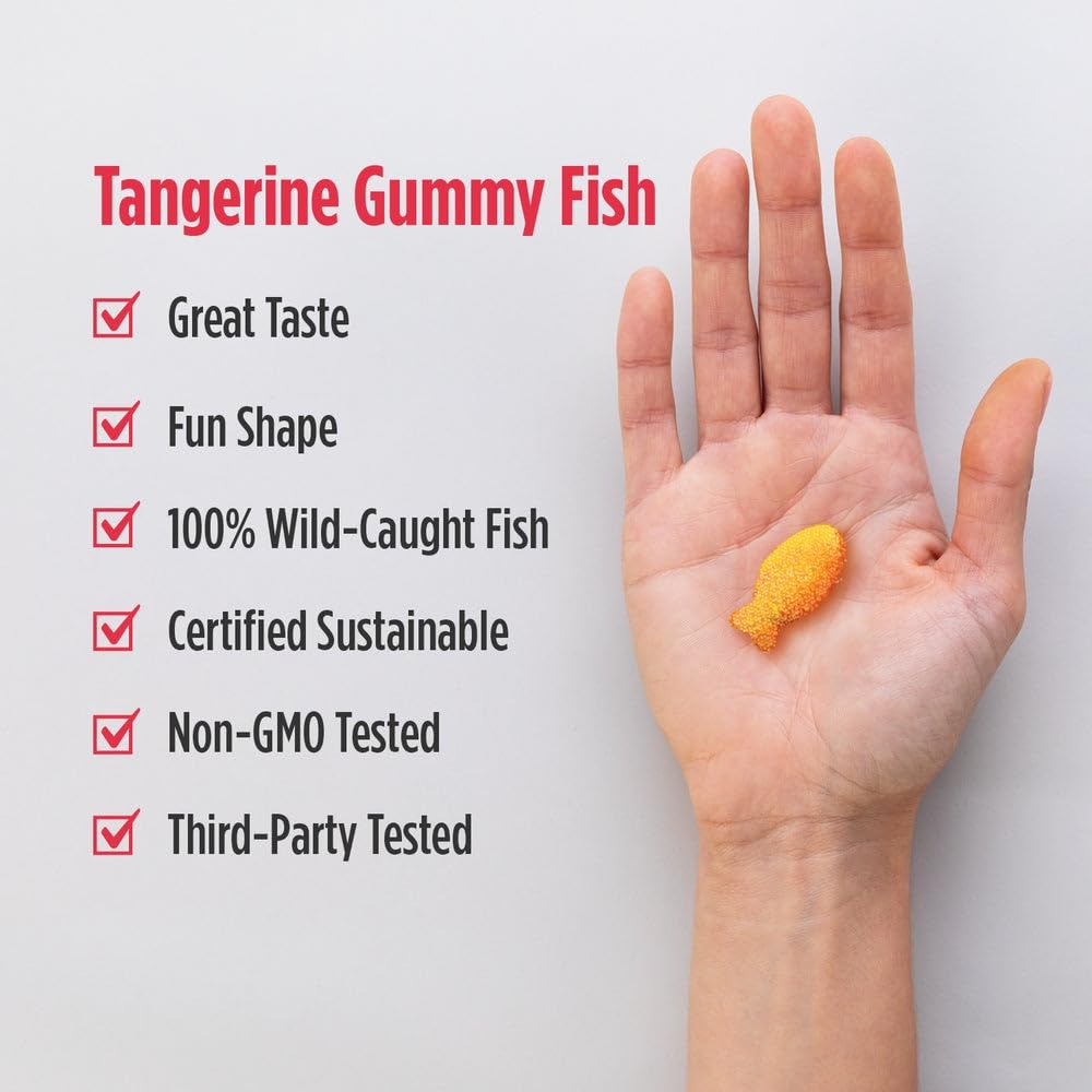 Nordic Naturals Nordic Omega-3 Gummy Fish, Tangerine - 30 Gummy Fish - 124 mg Total Omega-3s with EPA & DHA - Non-GMO - 30 Servings Nordic Naturals Au supplements