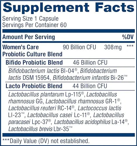 Renew Life Women's Probiotic Capsules, Supports pH Balance for Women, Vaginal Renew Life Au supplements