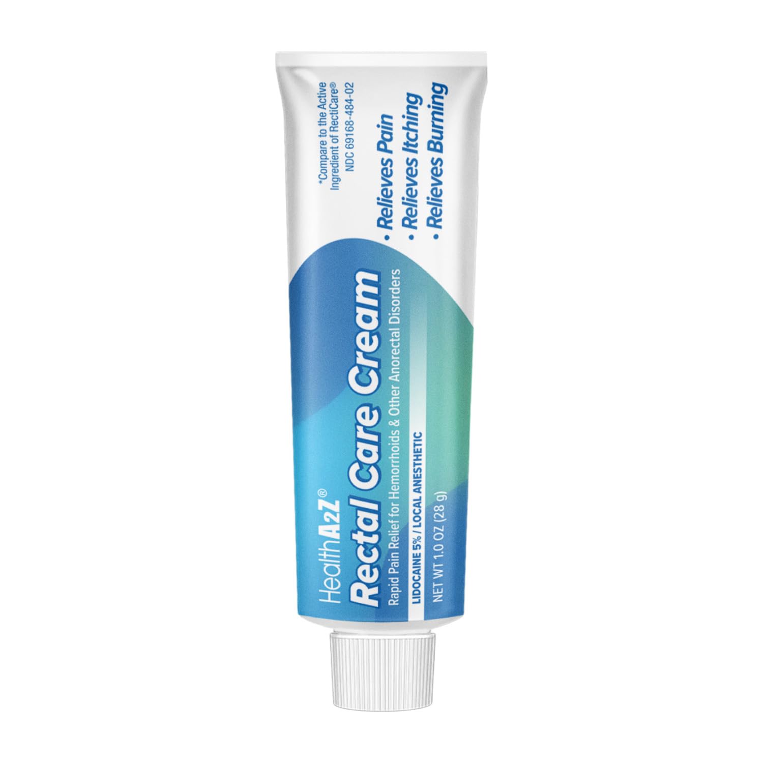 HealthA2Z® Rectal Care Cream | Lidocaine 5% / Local Anesthetic | 28g Tube | Topical Numbing Cream & Other Anorectal Disorders | Relieves Pain, Itching & Burning HealthA2Z Au supplements