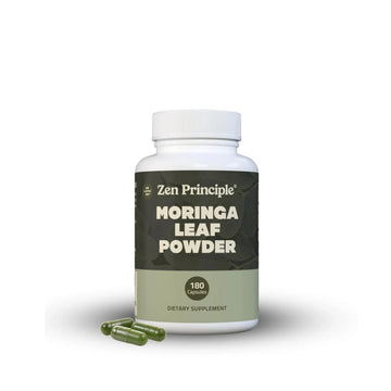 Zen Principle Organic Moringa Oleifera. Ultra-Premium. Provides an All Natural Energy Boost and Multi-Vitamin Zen Principle Au supplements