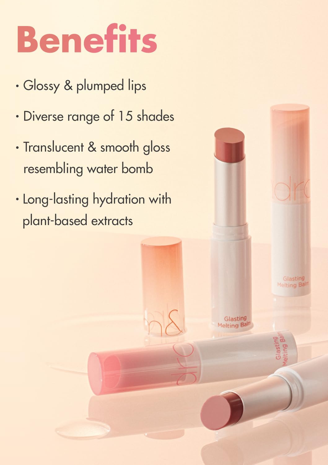 rom&nd GLASTING MELTING BALM #06 Kaya Fig - Vegan K-Beauty Tinted Lip Balm for Crystal Water-Gloss Shine, Deep Hydration & MLBB Rosy Nude Color | Non-Sticky, Long-Lasting Comfort for All Ages rom&nd Au supplements