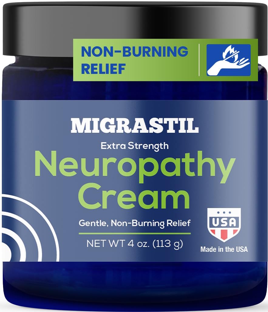 Basic Vigor Migrastil Extra Strength Neuropathy Cream (4 oz) and PainBlock Roll-On (3 oz) Bundle Basic Vigor Au supplements