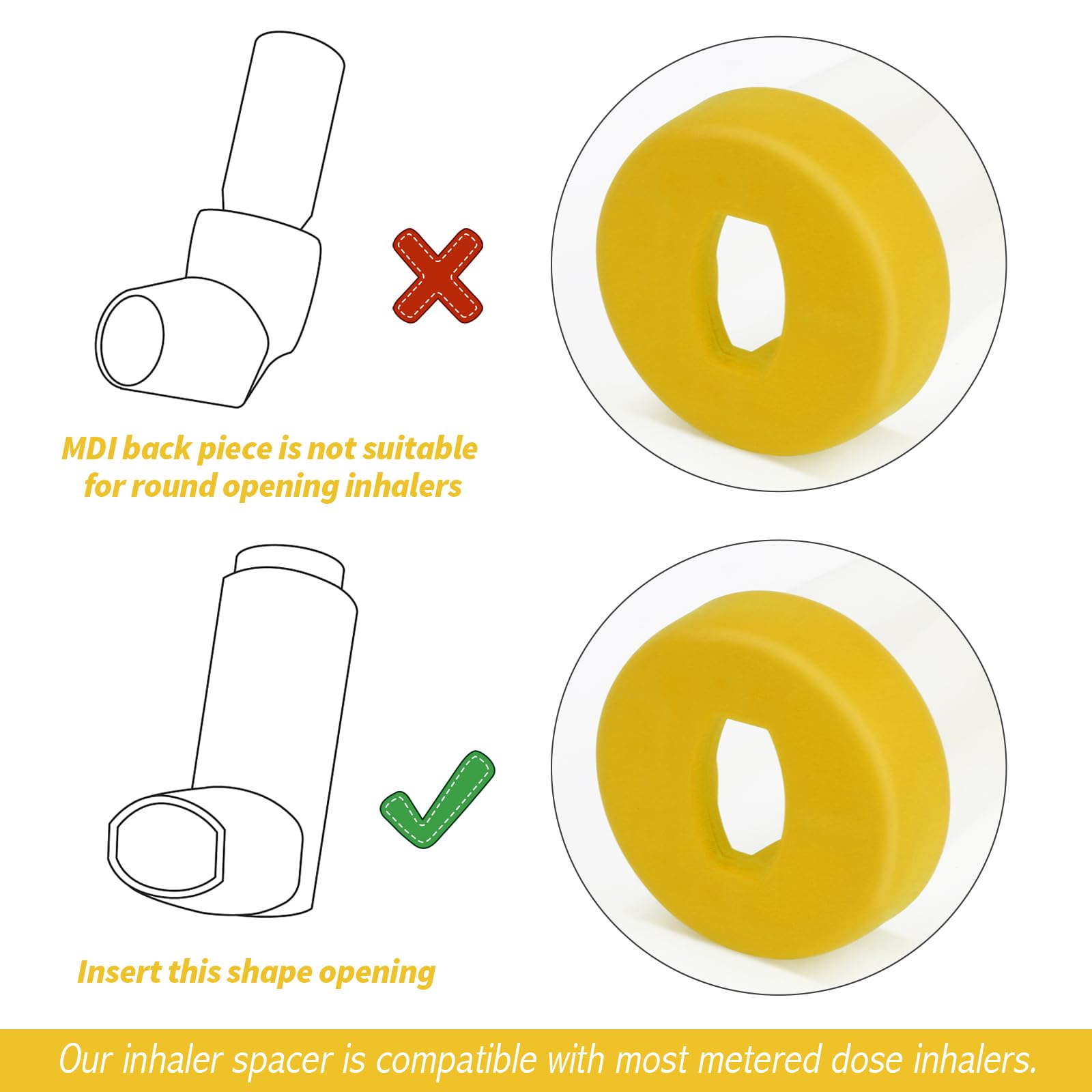 Fivepropy Handheld Spacer for Infant, Toddle, Baby, Kids and Adults with 2 Comfortable Fivepropy Au supplements