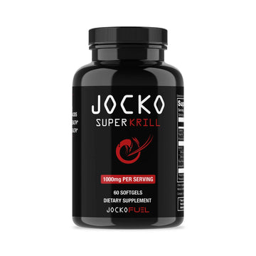 Jocko Fuel Antarctic Krill Oil Omega 3 Fatty Acid Supplements DHA & EPA - 1000mg Softgels - Supports Joints, Mobility Jocko Fuel Au supplements
