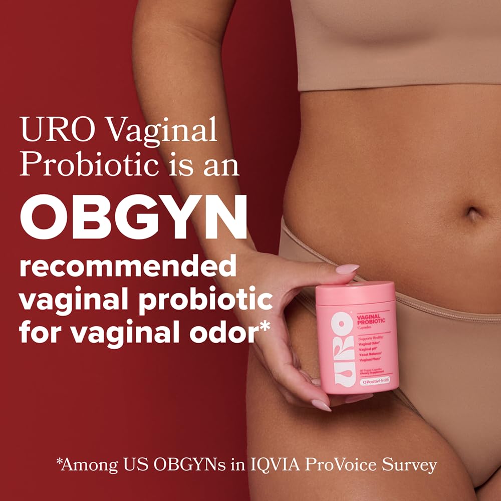 O Positiv URO Vaginal Probiotics for Women pH Balance with Prebiotics & Lactobacillus – Vaginal Health Supplement – Promote Healthy Vaginal Odor & Flora, 60 Count (Pack of 1), 1 Month Supply O Positiv Au supplements
