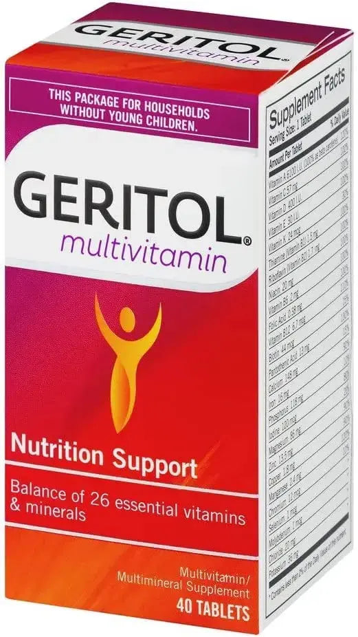 Geritol Complete Tablets 100 Tablets Geritol Au supplements