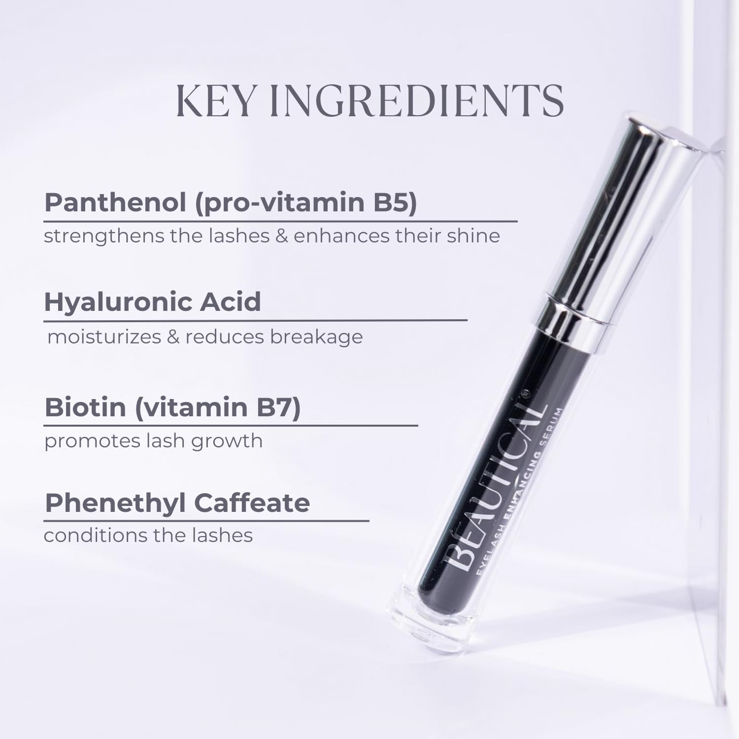 BEAUTICAL Eyelash Serum – Lash Enhancing & Conditioning Formula with Botanical Ingredients for the Appearance of Fuller, Shinier & Healthier-Looking Lashes – Nourishing Lash Care, 3ml BEAUTICAL Au supplements