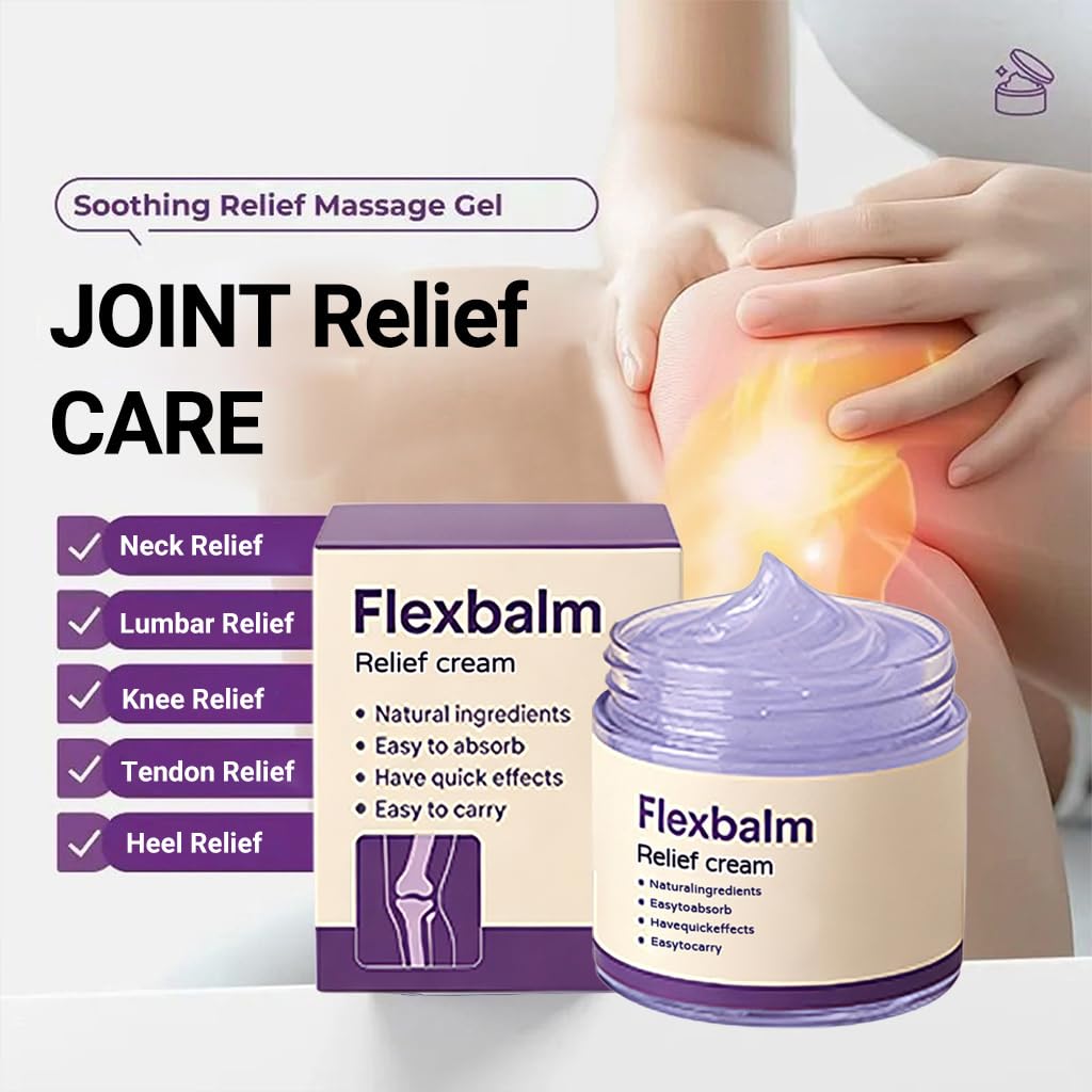 Flexbalm Rapid Joint Relief Gel, 2026 New Advanced Relief Soothing Massage Gel, Flexbalm Rapid Joint Relief Cream for Back, Neck, Hands, Knee (2PCS) DESIYUE Au supplements