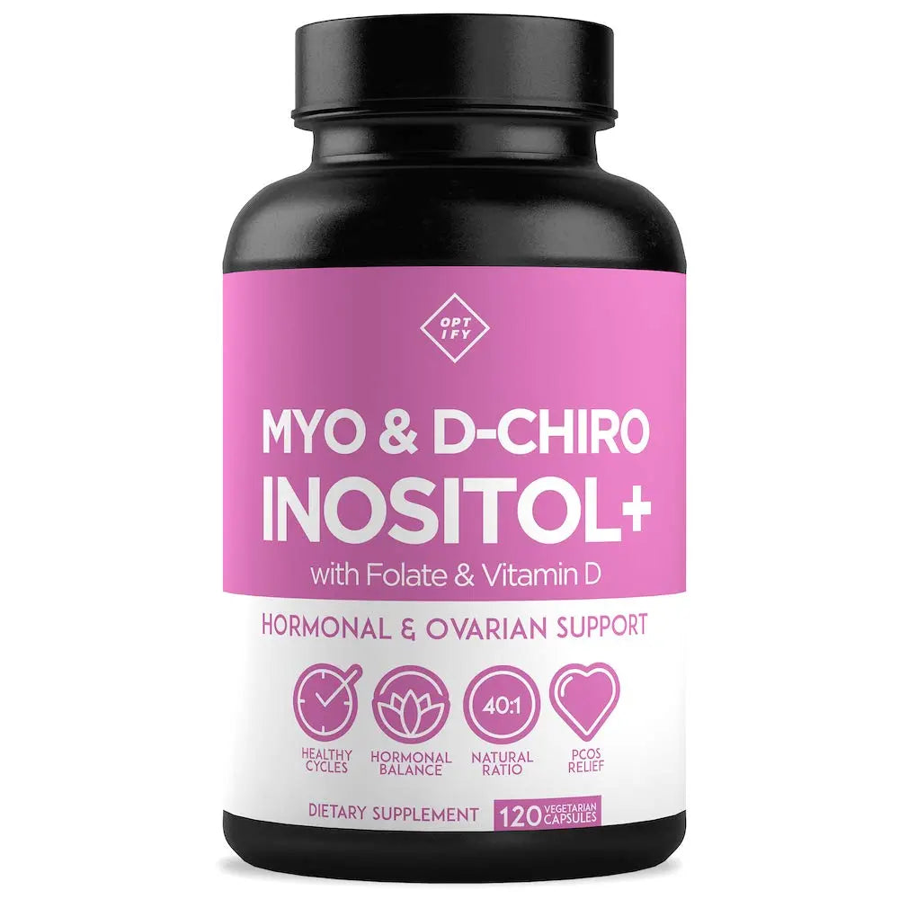 Premium Inositol Supplement - Myo-Inositol and D-Chiro Inositol Plus Folate and Vitamin Optify Au supplements