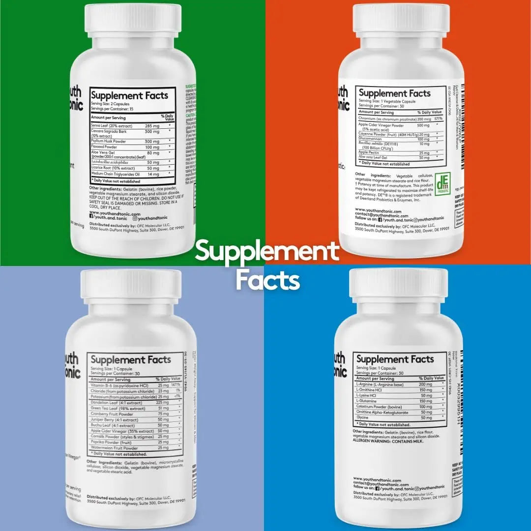 Youth & Tonic Bedtime Trim Detox Cleanse Kick Off Weight Management - 120 Pills Youth & Tonic Au supplements