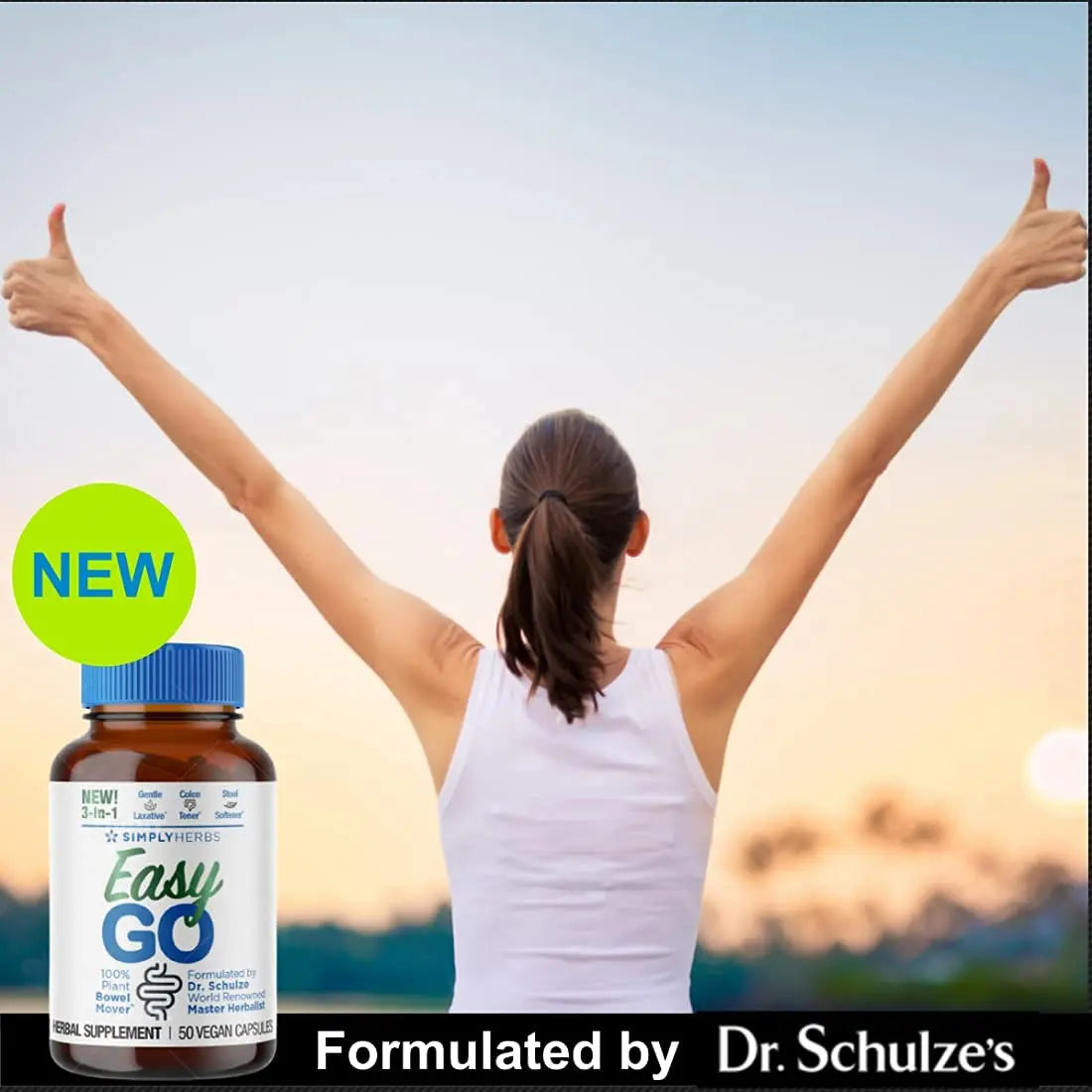 Dr. Schulze's Easy GO Bowel Mover - Formulated Gentle Laxative, Colon Toner & Stool Dr. Schulze's Au supplements