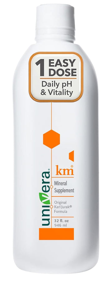 Univera km Liquid Potassium Supplement, pH Balance, Digestion Support, Mineral Supplements with Magnesium, Original Karl Jurak Formula, 32 fl oz (30-Day Supply) Univera Au supplements