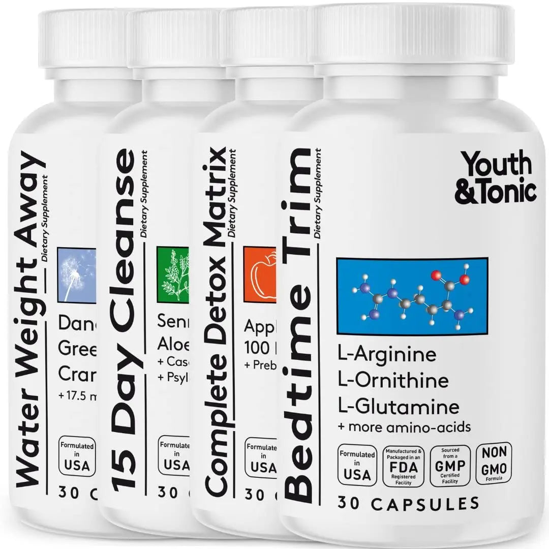 Youth & Tonic Bedtime Trim Detox Cleanse Kick Off Weight Management - 120 Pills Youth & Tonic Au supplements