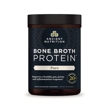 Ancient Nutrition Bone Broth Protein Powder, Pure Flavor, 20 Servings Size Ancient Nutrition Au supplements