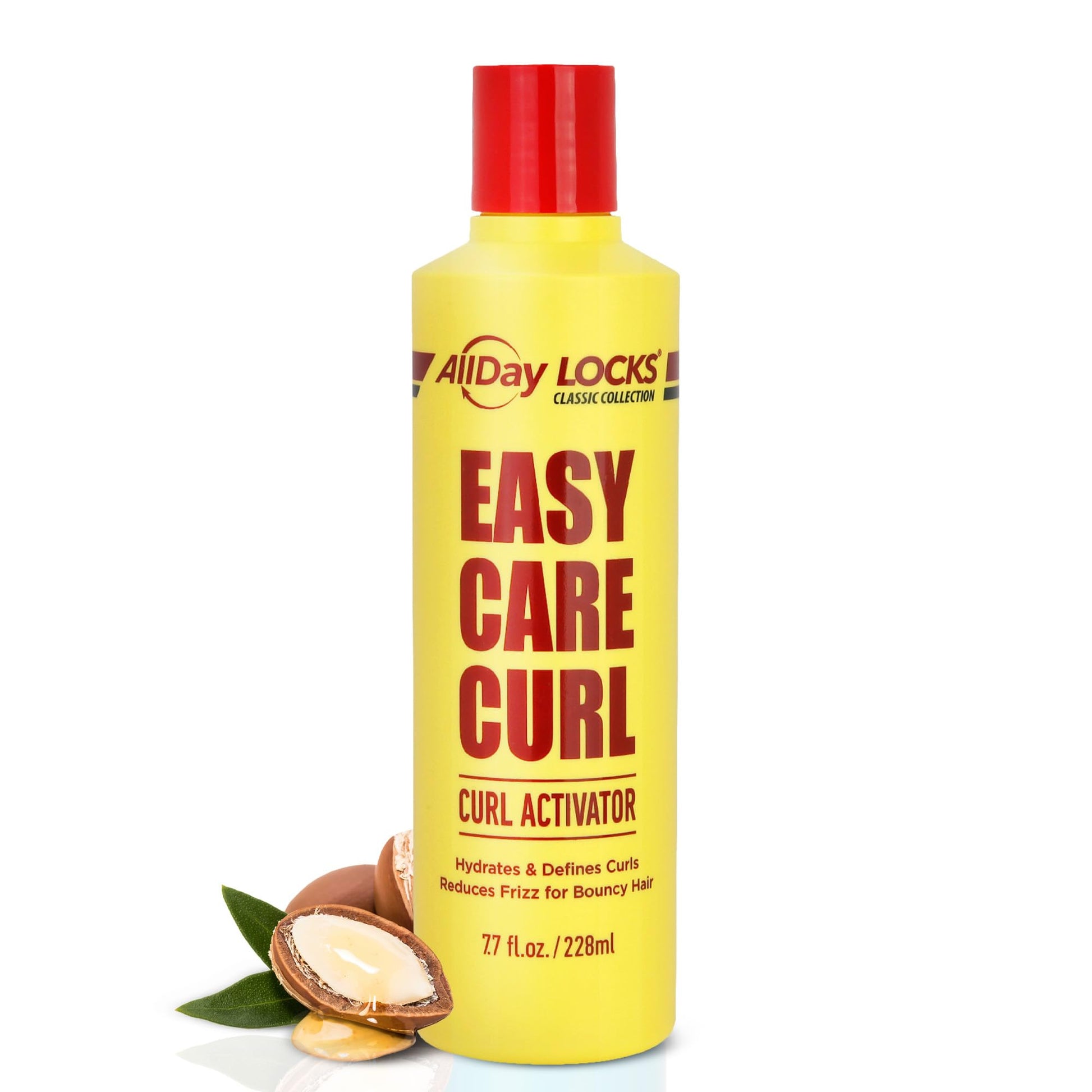 AllDay Locks Classic Easy Care Curl Activator - Activator Product for Curly Hair, Defines & Moisturizes Strands, Milky Cream Product for Men and Women, Easy Curling and Styling - 7.7 oz Bottle AllDay Locks Au supplements