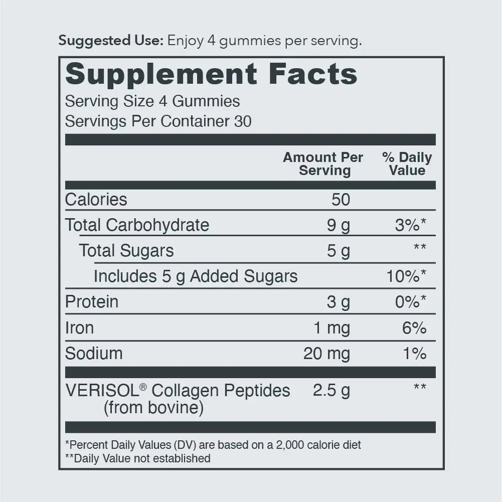 Vital Proteins Collagen Gummies, 2.5g of Clinically-Tested Collagen for Hair, Skin, Nails Vital Proteins Au supplements