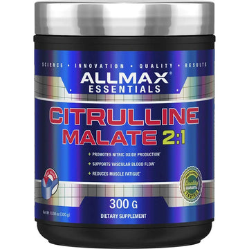 ALLMAX Essentials CITRULLINE MALATE 2:1 - 300 g Powder - Improves Endurance ALLMAX Nutrition Au supplements