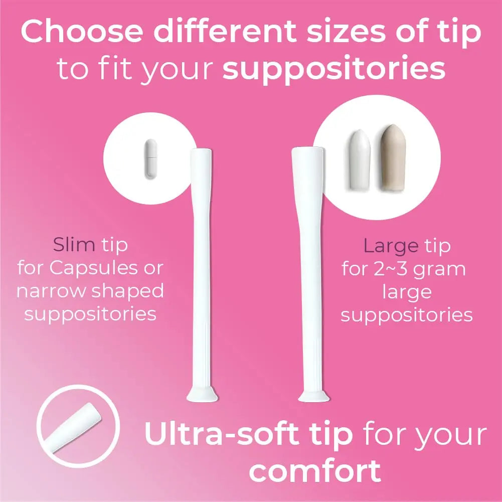 Natureland [10 Pack] Vaginal Suppository Applicators for Women, Soft Tip Auxiliary Tool for Pills Natureland Au supplements