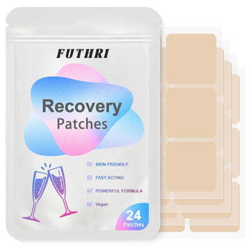 FUTHRI Recovery Patch 24 Pack: Wake Up Refreshed with Natural Ingredients - Waterproof & Skin-Friendly - Pre-Drink Patch for Festivals & Nights Out FUTHRI Au supplements